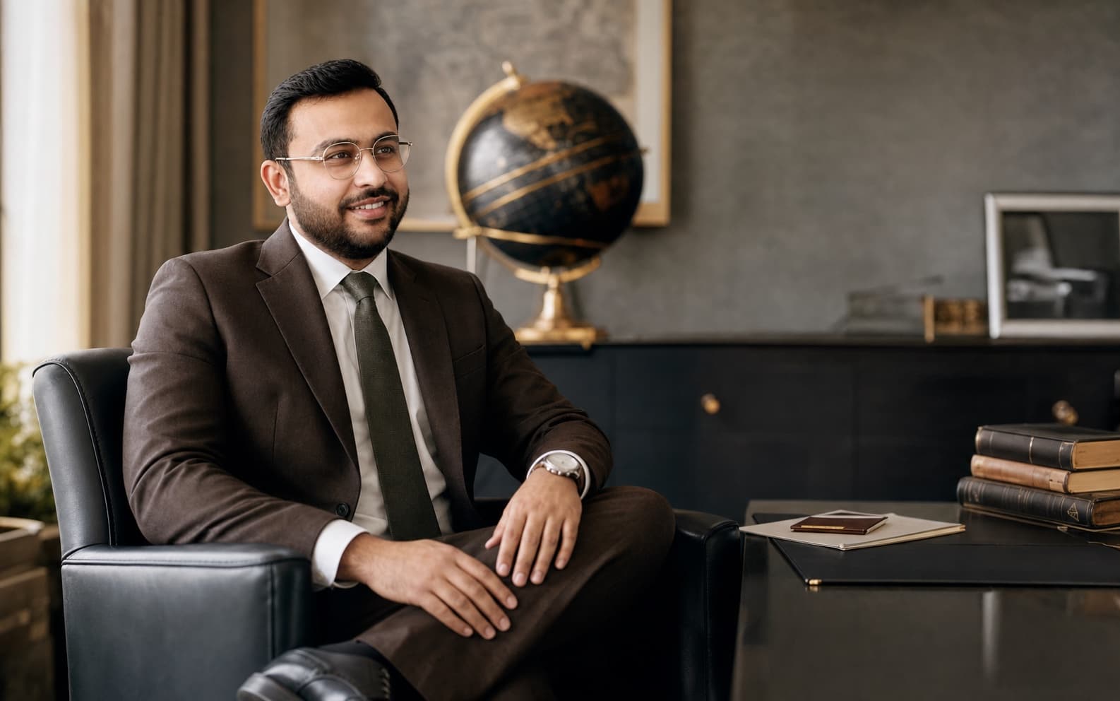 Sajjad Hussain advising an international client