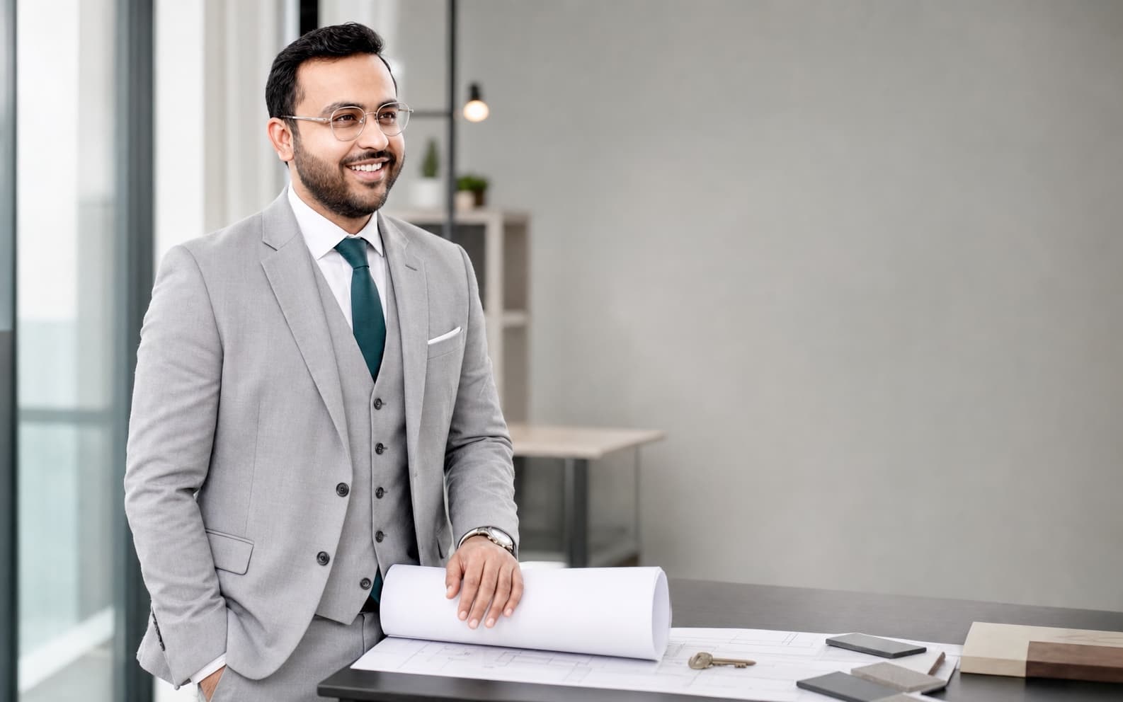 Sajjad Hussain advising on a property transaction